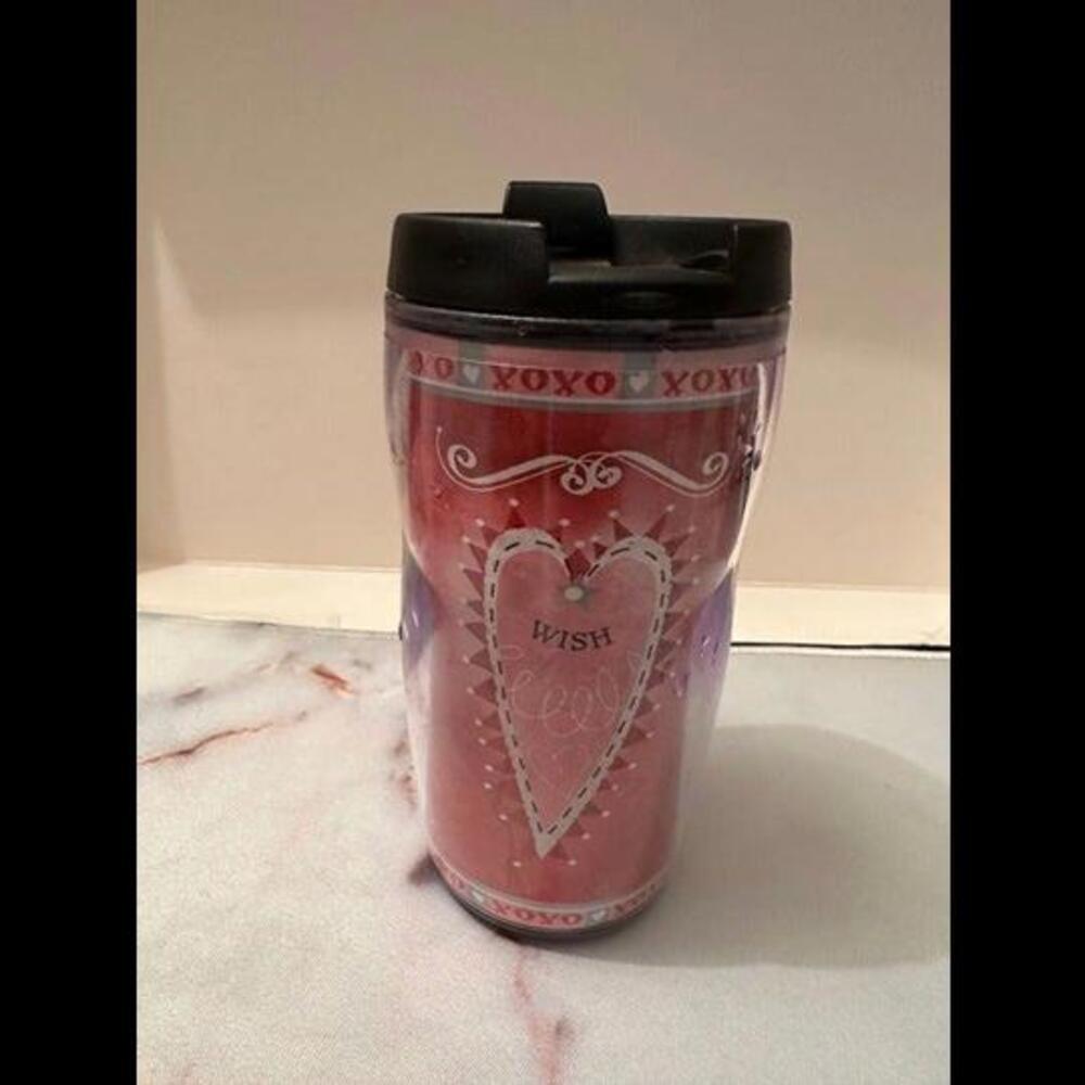 Sip in Style with a Vintage Valentine's Day Starbucks Travel Mug! - Picture 2 of 4